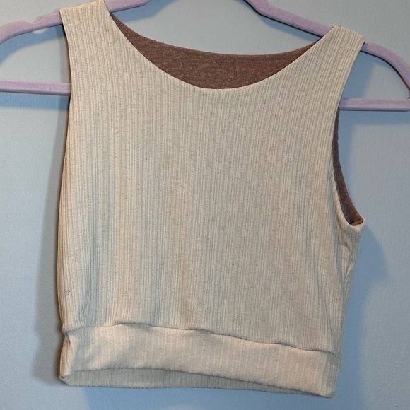 Crop tank top handmade double layer - Picture 1 of 3